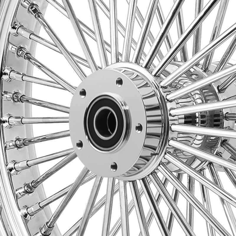 Attitude Inc Wheel, Front, MaxSpoke, Chrome/Chrome, Harley-Davidson , 26 x 3.5 in, Dual Disc, 3/4'' axle, Each