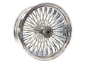 Attitude Inc Wheel, Rear, MaxSpoke, Chrome/Chrome, for Harley-Davidson , 18 x 8.5 in, 1'' Axle, Each