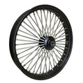 Attitude Inc Wheel, Front, MaxSpoke, Black/Chrome Spoke, For Harley-Davidson , 16X3.5 Single .3/4'' Axle, Each