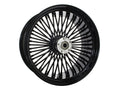 Attitude Inc Wheel, Rear, MaxSpoke, Black/Black, For Harley-Davidson , 18 x 5.5 in, 3/4'' Axle, Each