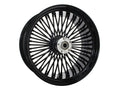 Attitude Inc Wheel, Rear, MaxSpoke, Black/Black, For Harley - Davidson , 18 x 8.5 In, 1''Axle, Each