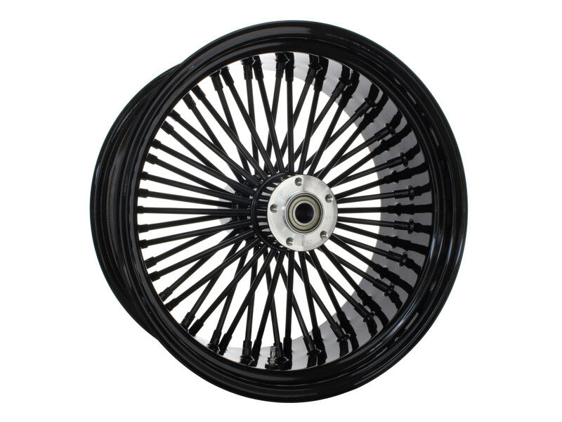 Attitude Inc Wheel, Rear, MaxSpoke, Black/Black, For Harley - Davidson , 18 x 8.5 In, 1''Axle, Each