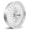 Attitude Inc Wheel, Front, MaxSpoke, Chrome/Chrome, For Harley-Davidson , 26 x 3.5 in, Single Disc, 25mm Axle, Each