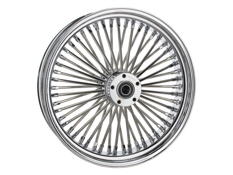 Attitude Inc Wheel, Rear, MaxSpoke, Chrome/Chrome, For Harley-Davidson , 16 x 3.5 in. , 25mm Axle, Each