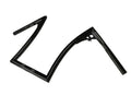 Attitude Inc Bonanza Handlebar, Black Powder Coat 15 Inch, 1.00 inch thick, Ape Hangers, For Harley Softail Sportster Fat Boy Dyna