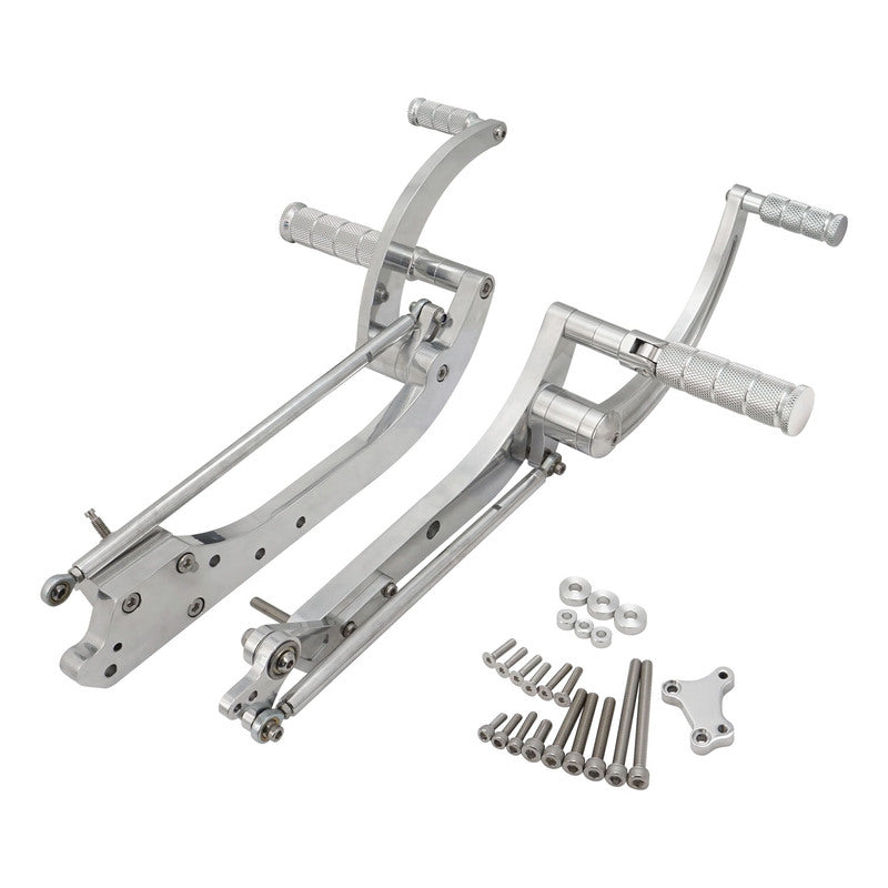 Attitude Inc Forward Control Kit, Polished, 12 in. Forward, For Harley-Davidson Street Rod XG750A 2017-2020, Kit