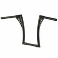 Attitude Inc Bonanza Handlebar, Black Powder Coat 18 Inc , 1-1/4 in. Ape Hangers, For Harley Softail Sportster Fat Boy Dyna