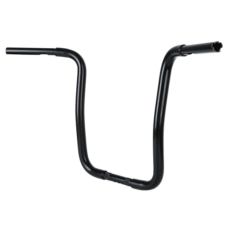 Attitude Inc Beefy Ape Handlebar, Black Powder Coat, 12 in. Rise 1-1/4 in, For Harley Sporster ,Softail Custom, Each