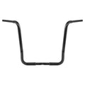 Attitude Inc Wide Ape Pullback Handlebar, Black Powder Coat, 17 in. Rise 1-1/4 in, For Harley Sporster ,Softail Custom, Each