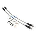 Proflow Brake Hose Kit, Stainless Steel Braided PTFE Hose, ADR App, Suit Wilwood Calipers, For Holden HQ-WB, Torana LC-UC Disc Front , Pair
