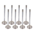 Proflow Maxflow Valves, Holden SuperMax Heads, Exhaust, Stainless Steel, 1.600 in. Diameter, 5/16'' Stem, 5.400 in. Length, Set of 8