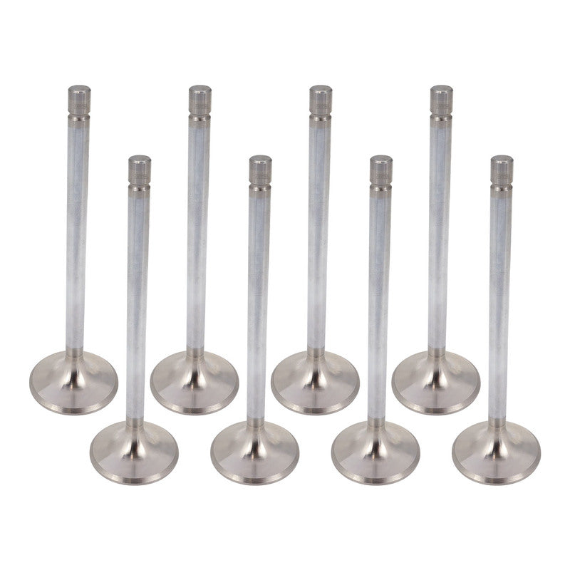Proflow Maxflow Valves, Holden SuperMax Heads, Exhaust, Stainless Steel, 1.600 in. Diameter, 5/16'' Stem, 5.400 in. Length, Set of 8