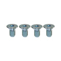 Proflow Water Pump Pulley Bolts, To Suit Allloy Pulley Countersunk Silver, 5/16 in.-24 x 5/8 in., Set Of 4