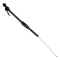 Proflow Dipstick with Tube, Engine, Braided Black Stainless Steel/Aluminium, For Chevrolet, Small Block, 1980-Up, Each