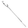 Proflow Engine Oil Dipstick with Tube, To Pan, Steel, Chrome, Cleveland 302c, 351c, New Correct Fit, Each