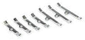 Proflow Valve Cover Spreader Bars Chrome Kit, BB Chev , Set