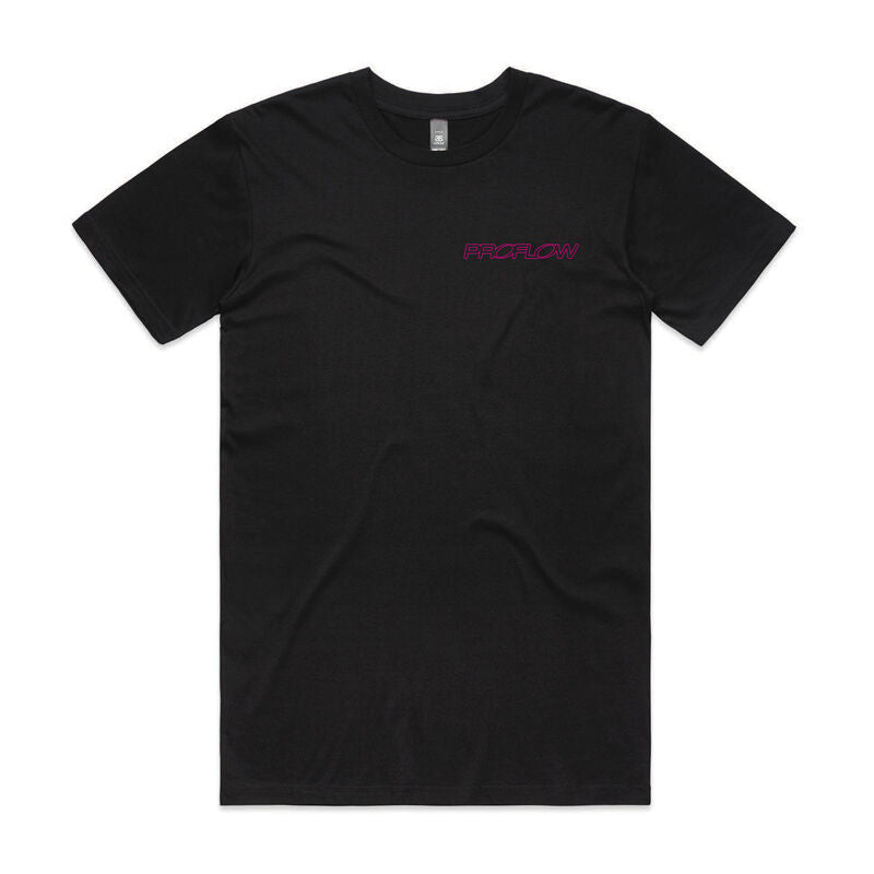 Proflow Pink Logo T-Shirt, Cotton, Men's Large, Each