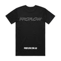 Proflow Logo T-Shirt, Cotton, Black, Men's 4XL, Each