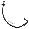 Proflow Transmission Dipstick, Braided Stainless Black, Billet Handle, Firewall Mount, C4,C10, Pan Fill, Each