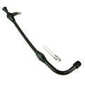 Proflow Transmission Dipstick, Braided Stainless Black, Billet Handle, Transmission Mount, For Ford C-4, C10, Pan-Fill, Each