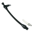 Proflow Transmission Dipstick, Braided Stainless Black , Billet Handle,, Transmission Mount, For Chrysler, 727, Each