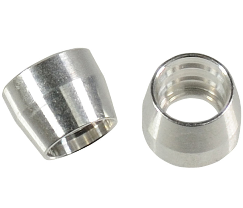 Proflow Aluminium Olive Insert Aluminium For -06AN PTFE Line (Qty 5)