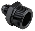 Proflow Fitting, Inlet Fuel Straight Adaptor Quadrajet Male -06AN To 1in. x 20, Black