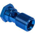 Proflow Fitting Banjo Bolt 3/8in. x 20 Thread, Blue