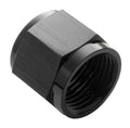 Proflow Aluminium Tube Nut AN4 For 1/4in. Tube, Black