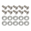 Proflow Billet Dress Up & Fender Washer Kits, 5/16'' UNC x 3/4'', Polished, 10-Pack