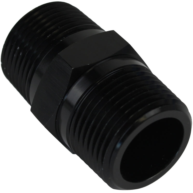 Proflow Fitting Male Pipe To Fitting Male Pipe 3/4in, Black