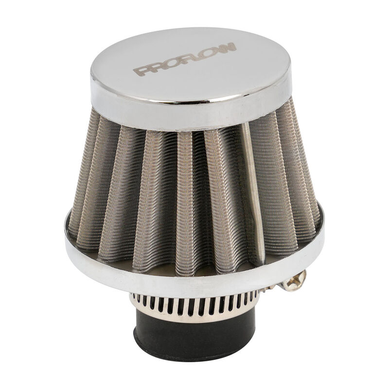 Proflow Mini Air Filter Breather 38mm High 15mm (0.59') Neck, Stainless