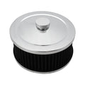 Proflow Air Filter Assembly Round 6in. x 3in, Chrome