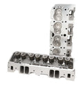 Proflow Cylinder Heads, SuperMax 210, SB Chev, Aluminum, Assembled, Inc Studs & G/Plates, 64cc Chamber, Angle Plug, 210cc Intake Runner,  600HP, Pair