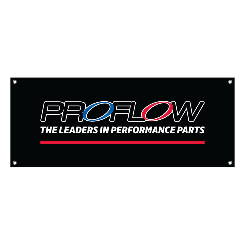 Proflow Vinyl Banner 2500mm x 1000mm, Proflow Logo, Each