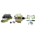 Proflow 8'' Dual Brake Booster & 1-1/8" Master Cylinder Combo, 4 Wheel Disc Brakes, GM 58-78 Brake Booster Kit