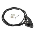 Proflow Universal Bear Jaw Door Latch Release , Black Handle with Cable Kit