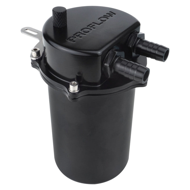 Proflow Catch Can Kit, Oil Separator, Baffled, Recirculating, 500mL, Billet Aluminium, Universal