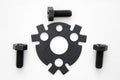 Proflow Camshaft Locking Plate and Bolt Kit,Suit Gen1 SB Chev, BB Chev, Kit