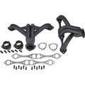 Proflow Exhaust Headers, 1- 5/8'' Tight-Fit Block Huggers SB Chev, Black Ceramic Coated, Set