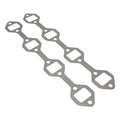 Proflow Header Extractor Gasket, For Ford V8 289/302/351W, OEM Bolt Spacing, Stainless with Graphite Overlay, 1.539" X 1.164" Port, Pair