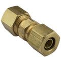 Proflow Fuel Line Connectors, Brass Connector, Nylon To Nylon 3/8in. (10mm) Tubing Joiner, Each
