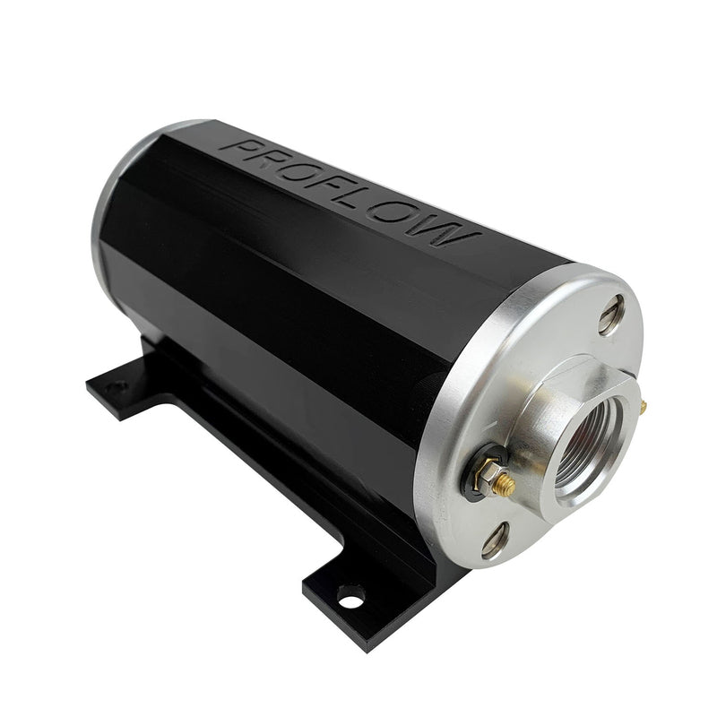 Proflow EFI Fuel Pump, In-Line, 600LPH, 1200HP, -12AN Ports, E85 Compatible, External, Billet Aluminium