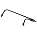 Proflow Fuel Line, Aluminium Anodised Black, -6AN ORB To 3/8 Barb Inlet Fitting, 1/8 NPT Gauge Port, Holley 4150