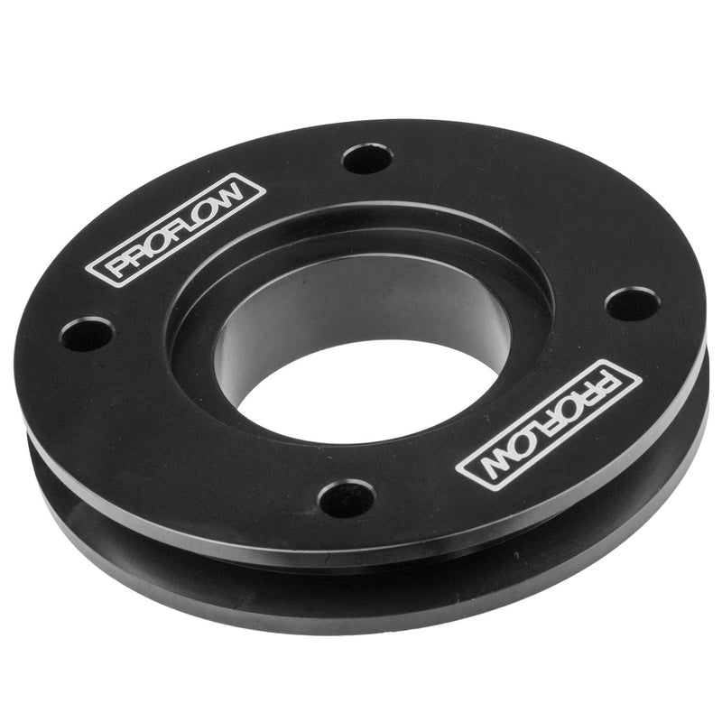 Proflow Power Steering Pulley, V Belt suits Billet Gilmer Drives, For Holden V8 253/308, Black