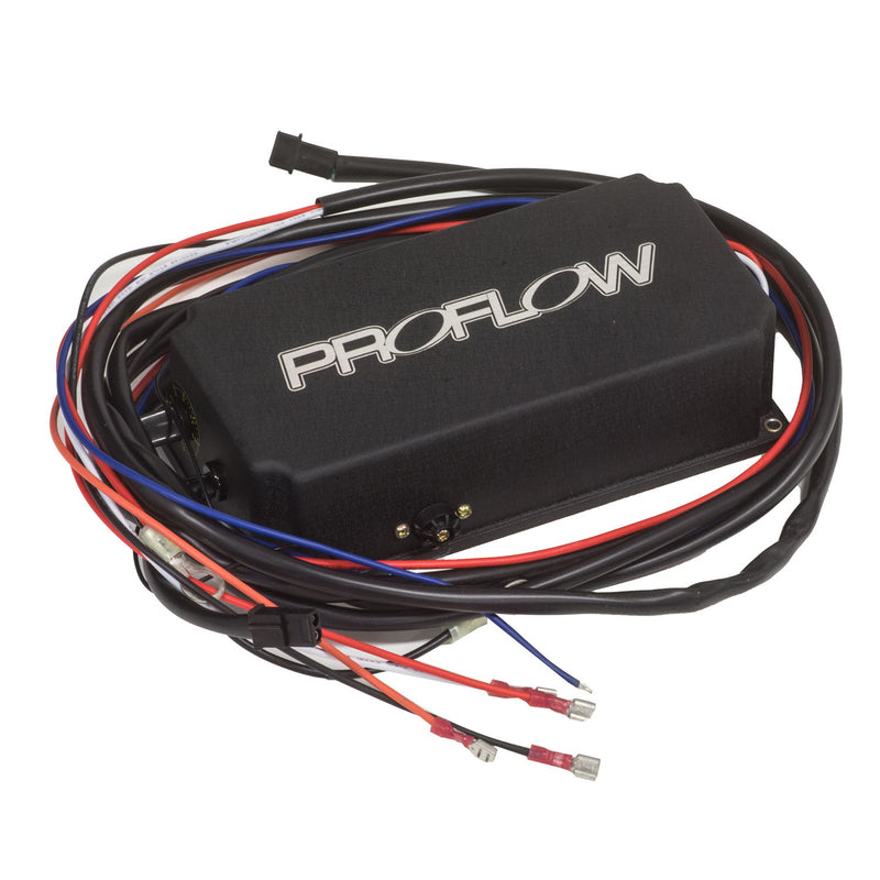 Proflow Ignition Box, Multiple Spark CDI 6AL Ignition Box, Rev Limiter Adjustable or Chip, Smooth Top, Black