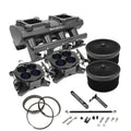 Proflow SuperMax Intake Manifold Kit, Tunnel Ram, For Holden Commodore LS1/LS2, EFI 4150, Fabricated Black, kit