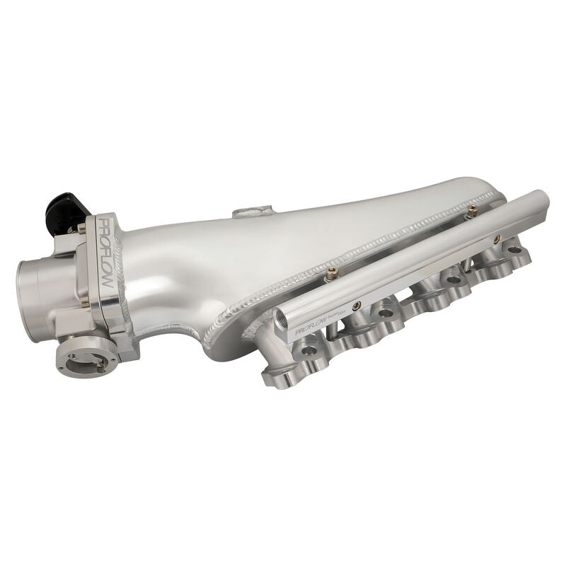 Proflow Intake Manifold Kit, For Nissan SR20 S13, Fabricated Aluminium, Polished, 76mm Throttle Body, Fuel Rail Kit