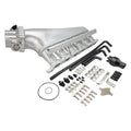 Proflow Intake Manifold Kit, Fabricated Aluminium, Polished, For Nissan RB26 Inlet Plenum, 90mm Throttle Body, Fuel Rail