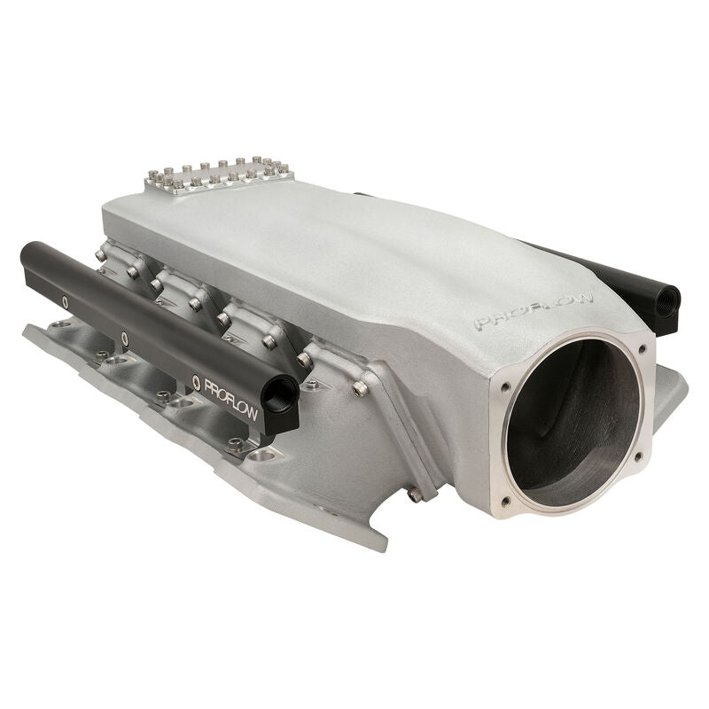Proflow Intake Manifold Kit, SuperMax Plus, Cast Aluminium, EFI, For Holden Commodore LS3/L92, 102mm Bore, Natural
